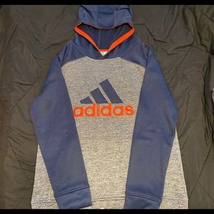 Adidas blue and orange hoodie!